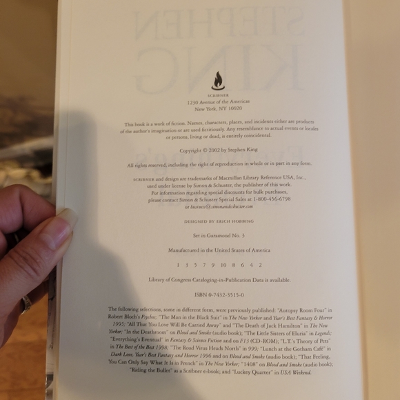 Stephen King First Edition Hard Cover Books Everything's Eventual If it Bleeds - Picture 7 of 10